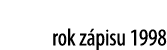 rok z pisu 1998