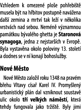 Vzhledem k omezen plo e poh ebi t  musela b t na h bitov postupn  nav  ena dal   zemina a mrtv  tak le   v n kolika ...