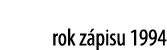 rok z pisu 1994