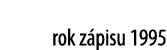 rok z pisu 1995
