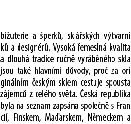 bi uterie a perk , skl  sk ch v tvarn k  a design r . Vysok   emesln  kvalita a dlouh  tradice ru n  vyr b n ho skla...