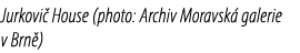 Jurkovi House (photo: Archiv Moravsk  galerie v Brn )