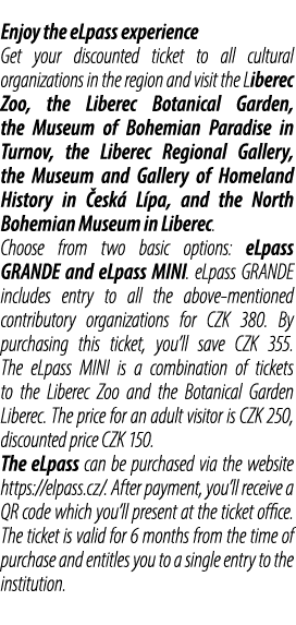  Enjoy the eLpass experience Get your discounted ticket to all cultural organizations in the region and visit the Lib...