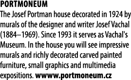 Portmoneum The Josef Portman house decorated in 1924 by murals of the designer and writer Josef Vachal (1884–1969). S...